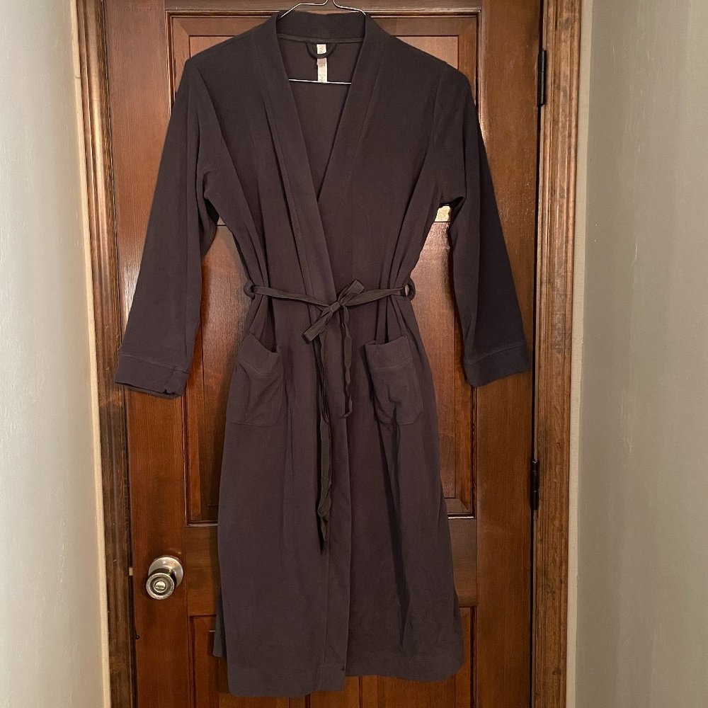 Size XXL Gilligan & O'Malley gray fleece robe